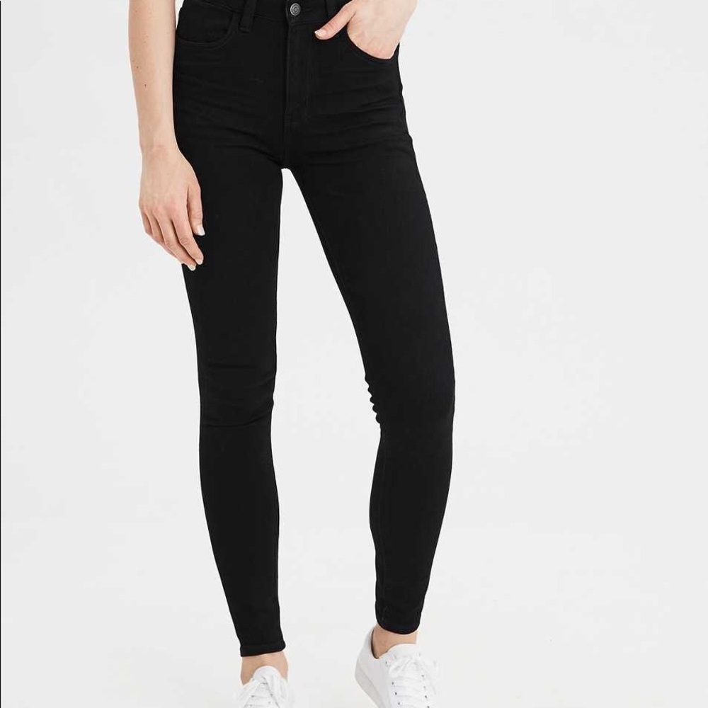 Black super stretchy American eagle jeans